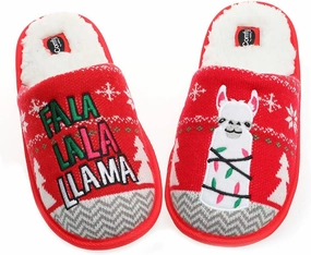 Unisex Flamingo Slippers Women's Fuzzy Plush Cozy Christmas House Shoes for Indoor Outdoor Man's Knitted Slippers
