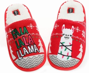 Unisex Flamingo Slippers Women's Fuzzy Plush Cozy Christmas House Shoes for Indoor Outdoor Man's Knitted Slippers
