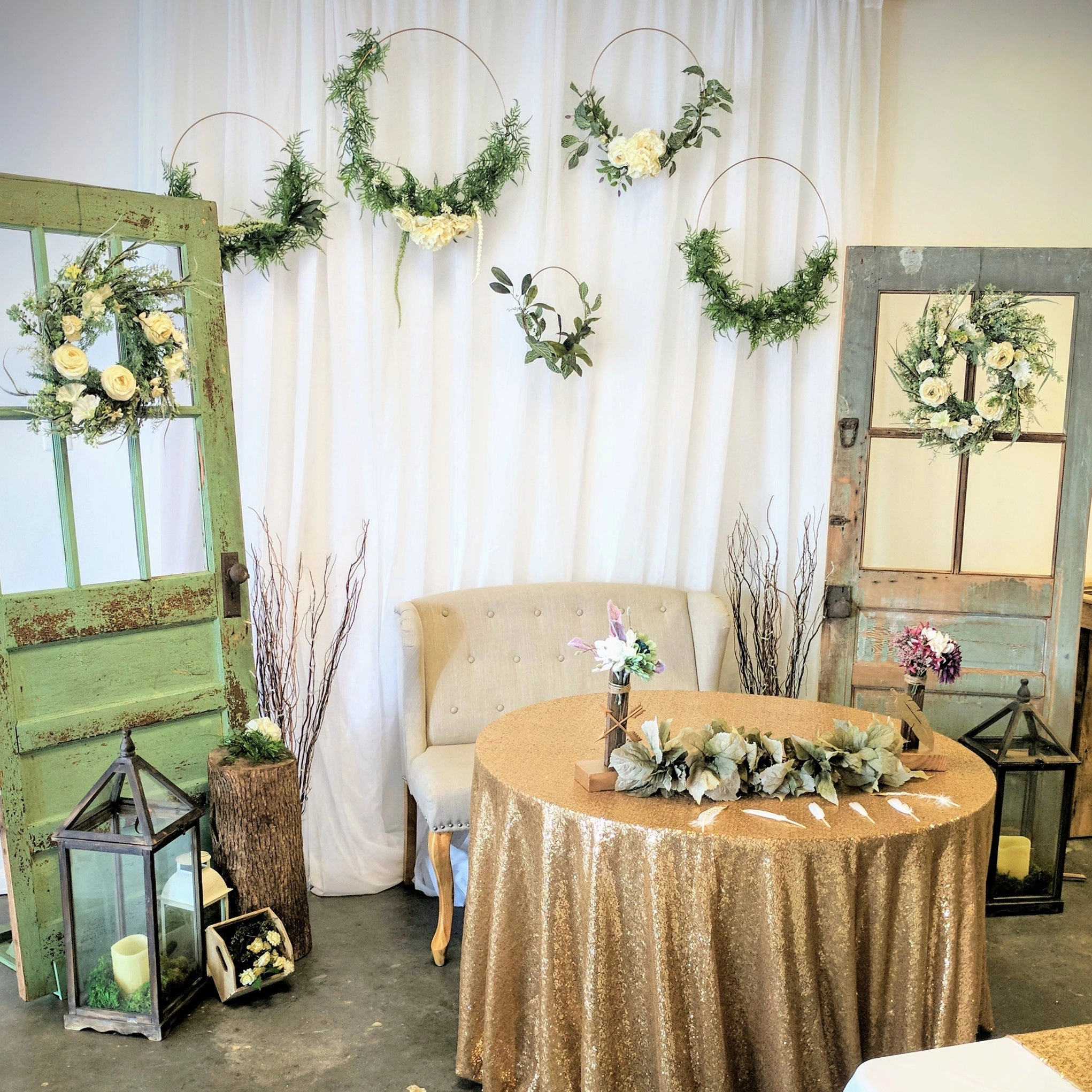 Upholstered Sweetheart Bench