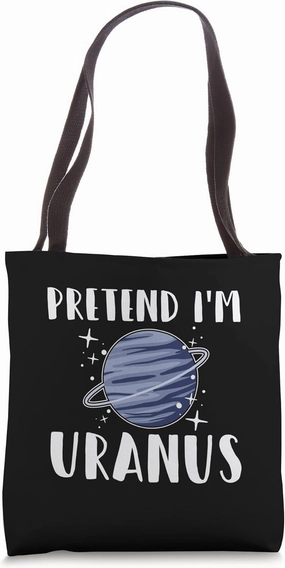 Uranus Planet Ring Solar System Gas Atmosphere Space Tote Bag