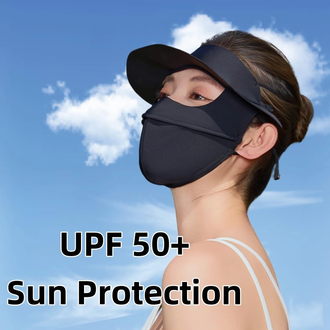 UV Protection Face Mask, Ultra Thin, Cool Touch for Outdoor Sports, Quick Drying,Skin Friendly