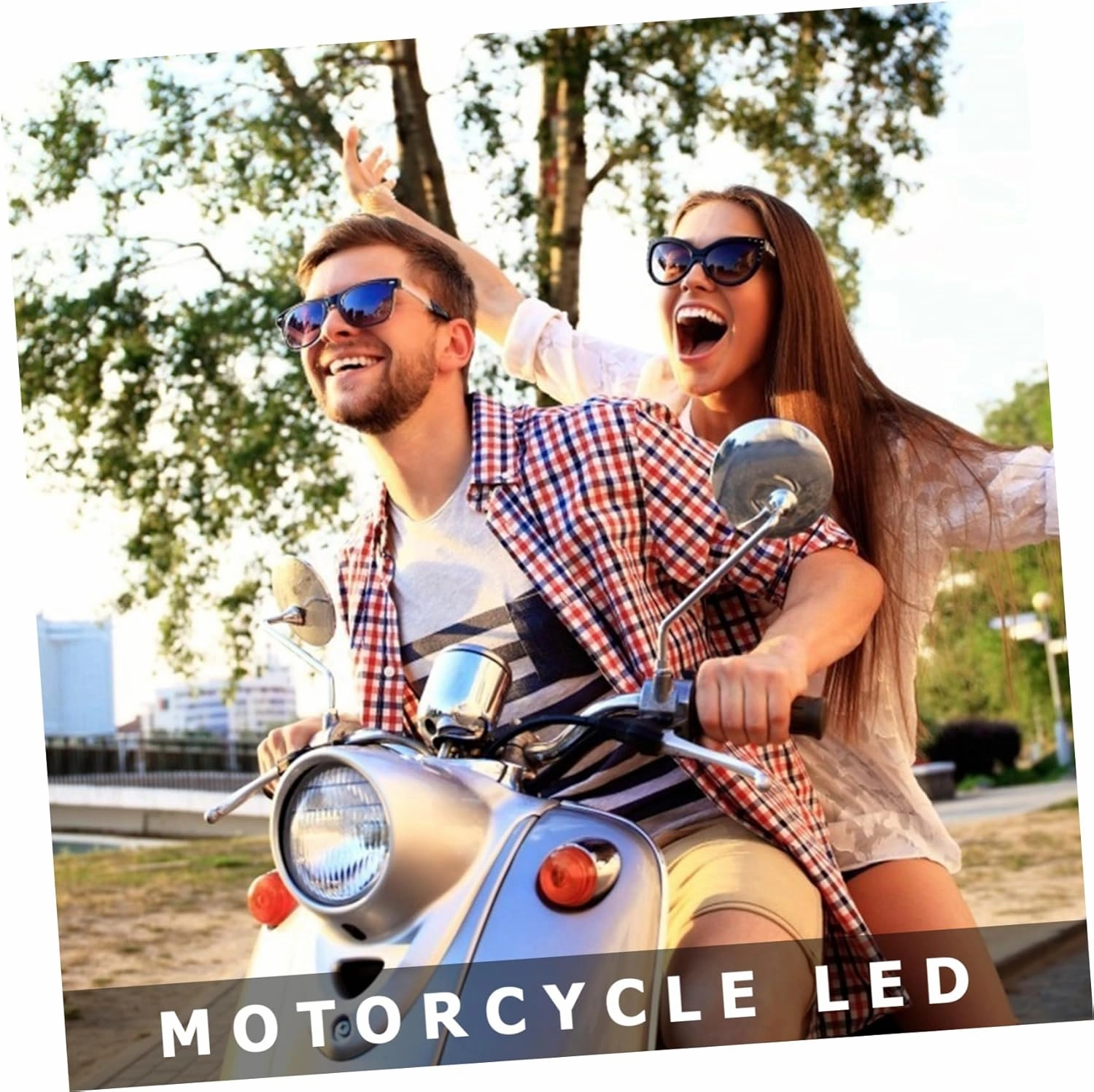 VICASKY 6pcs Round Led Tail Light Reflectors for Motorcycles High-brightness Brake Lamp Compatible Motorbike Atv Safety Lighting