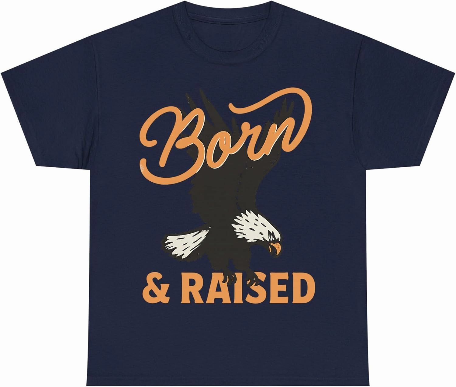 Vintage Patriot Eagle Graphic Tee | Heritage Slogan USA Pride Shirt