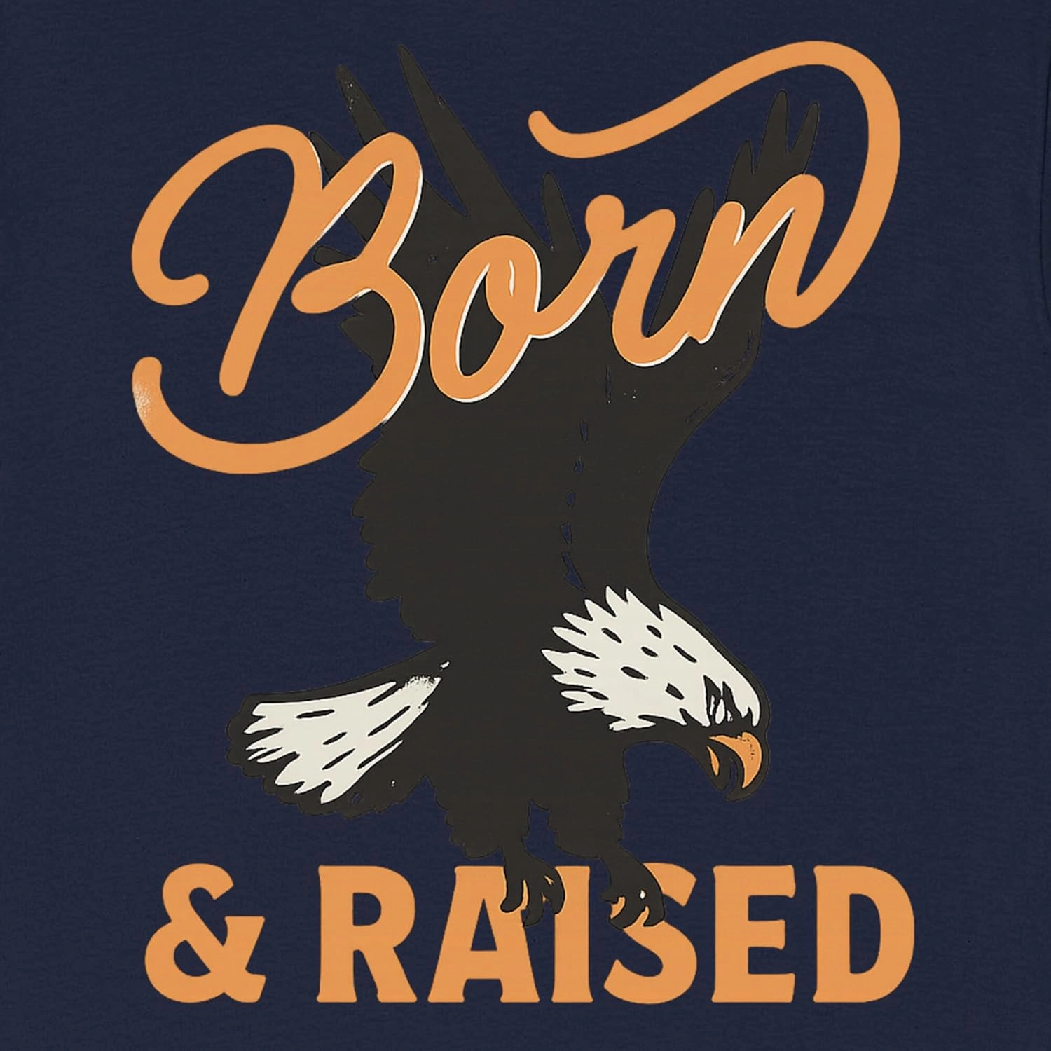 Vintage Patriot Eagle Graphic Tee | Heritage Slogan USA Pride Shirt