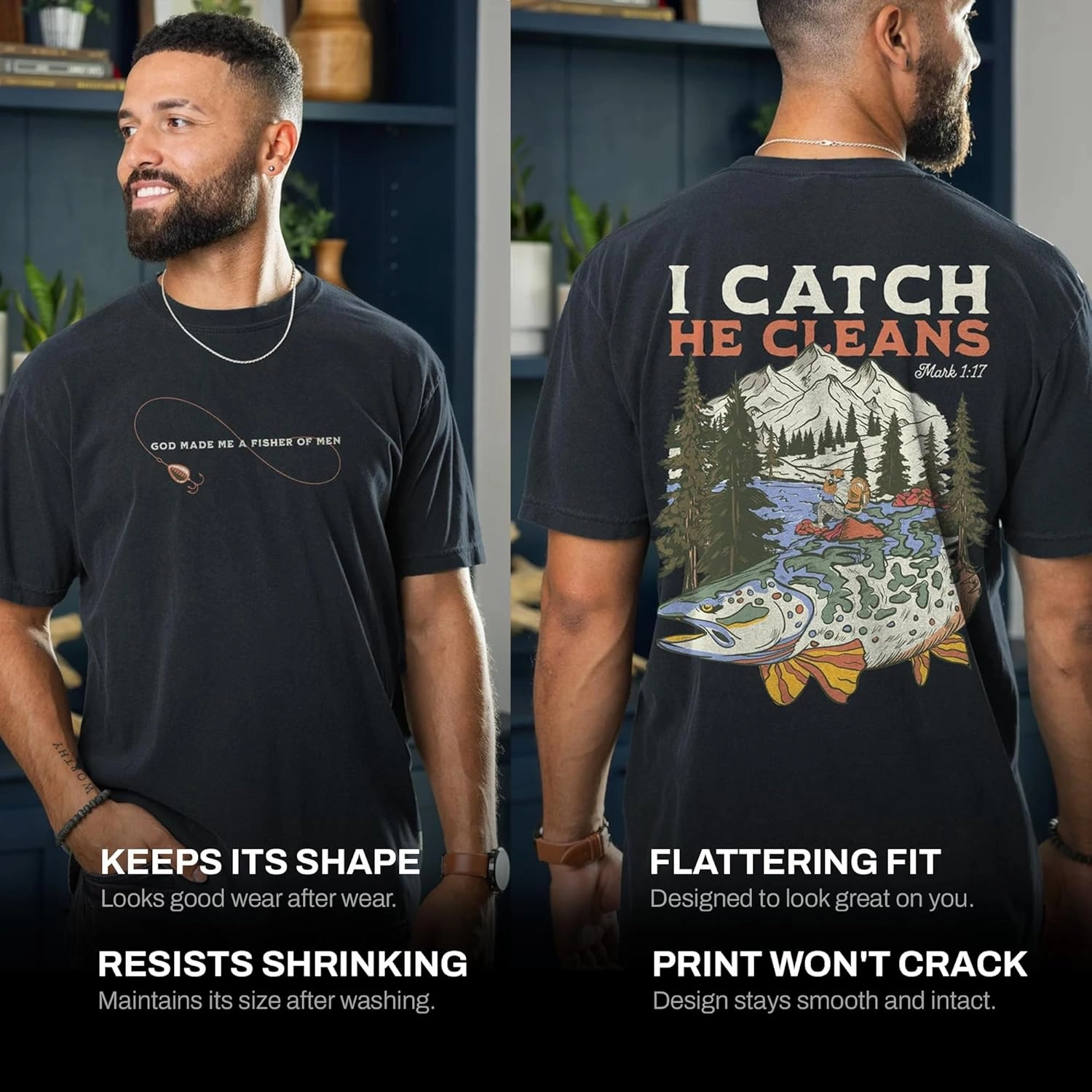 Vintage Patriot Eagle Graphic Tee | Heritage Slogan USA Pride Shirt