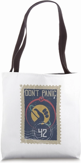 Vintage Postage Stamp Life The Universe and Everything 42 Tote Bag