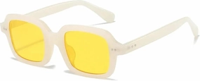 Vintage Punk Rivets Men Sunglasses Shades Uv400 Fashion Jelly Color Women Sun Glasses