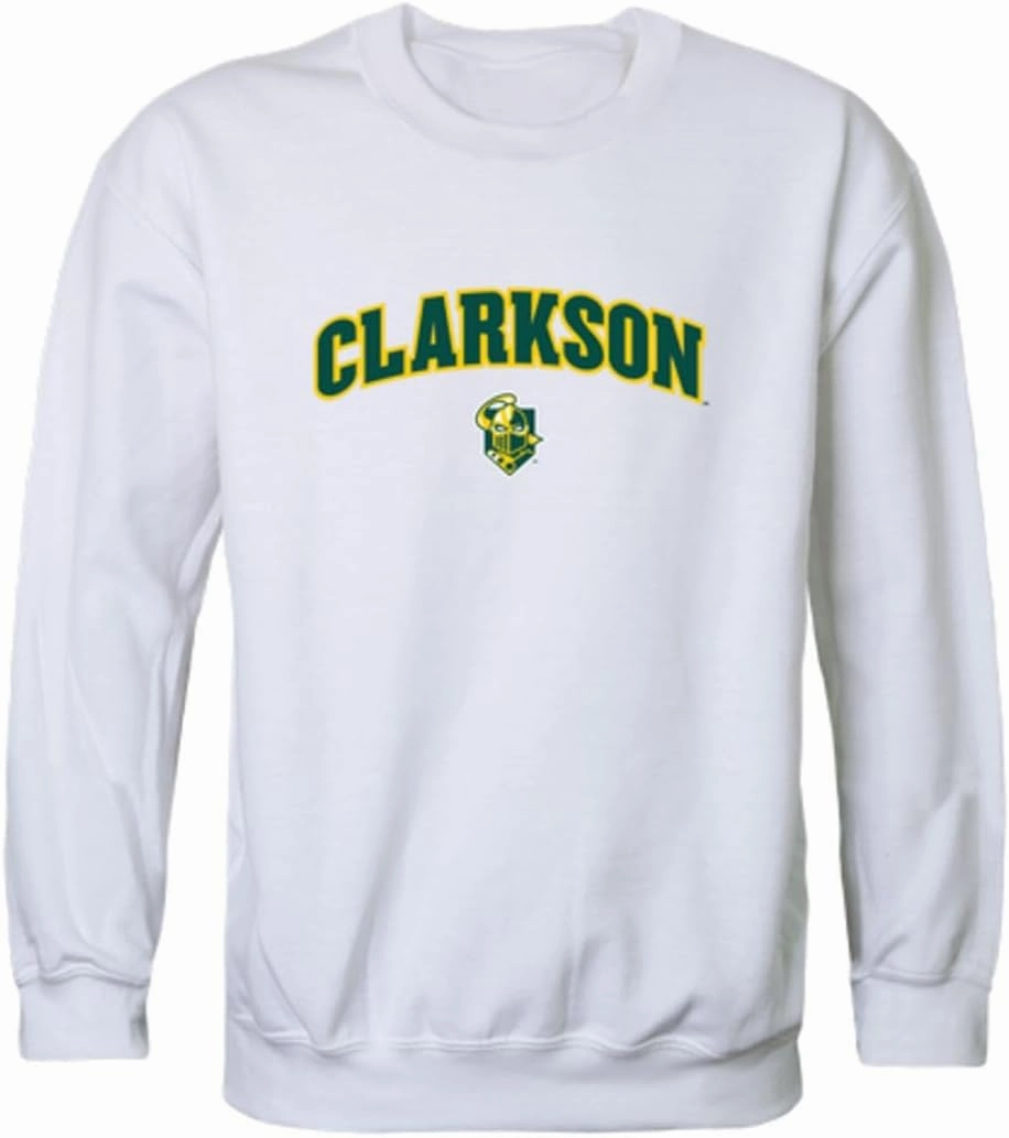 W Republic Clarkson Golden Knights Campus Crewneck Sweatshirt White X-Large