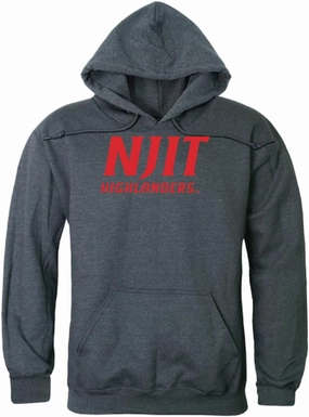 W Republic NJIT Highlanders Campus Hoodie Sweatshirts - Heather Charcoal, Medium