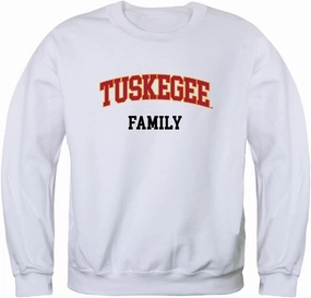W Republic Tuskegee University Tigers Campus Crewneck Sweatshirt White Medium