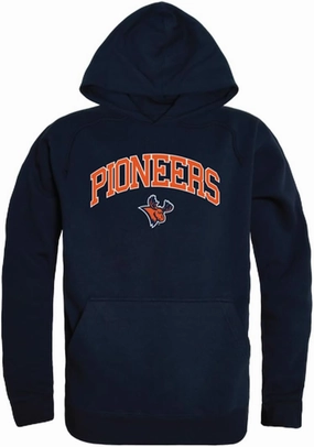 W Republic Utica College Pioneers Campus Hoodie Sweatshirts - Navy, XX-Large
