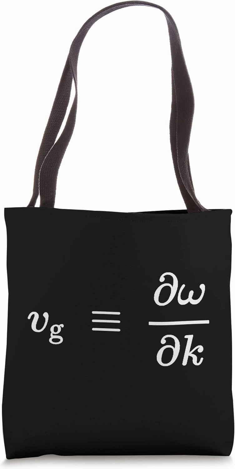 waves group velocity, electrmagnetism, physics and science Tote Bag