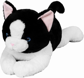 Wepop 5lb Weighted Stuffed Animals, 24in Big Cat Plush, Cute Soft Plushie Pillows for Adults Boys Girls