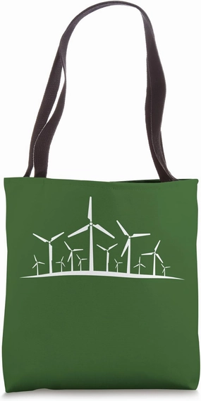 Wind Energy Clean Renewable Energy Turbine Engineer Science Tote Bag