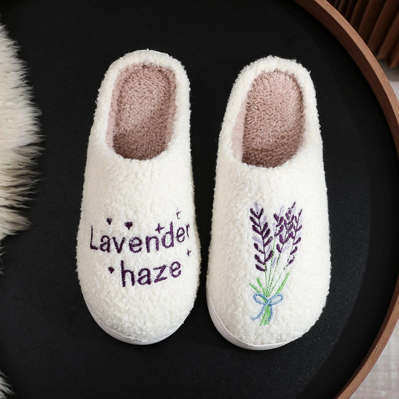Women Men House Slippers Comfy Plush Slippers Shoes for Home Bedroom Indoor