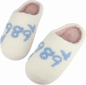 Women Men House Slippers Comfy Plush Slippers Shoes for Home Bedroom Indoor
