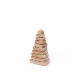 Wooden pyramid TRIANGLE mini