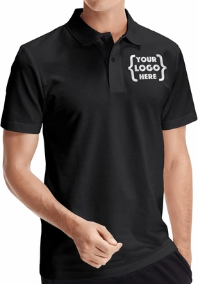 Xiovio Customize® Custom Men's Polo Shirts Golf Jersey Tees | Front·Back Print, Embroidery Personalized with Text & Logo