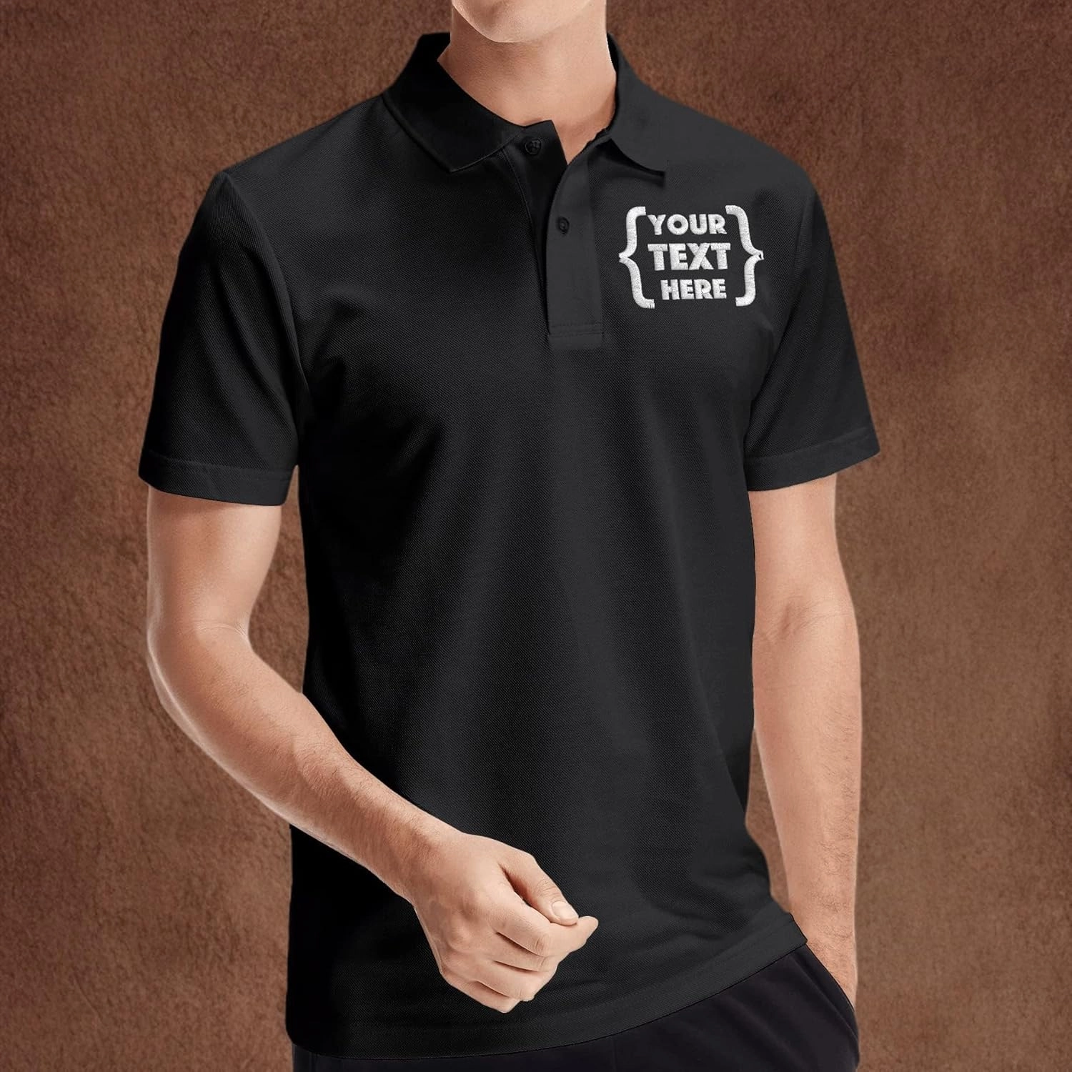 Xiovio Customize® Custom Men's Polo Shirts Golf Jersey Tees | Front·Back Print, Embroidery Personalized with Text & Logo