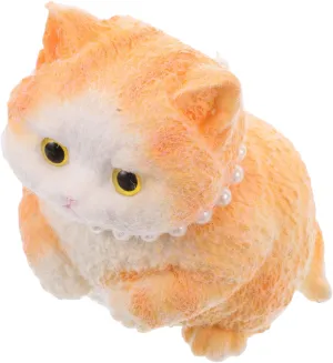 YARNOW Adorable Squishy Cat Stretchy Sensory Plaything for Relaxation and Relief Realistic Chubby Cat Design for Cat Lovers and Collectors DIY Creative