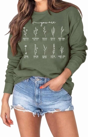 Ymoshoe Christian Sweatshirt Women Bible Verse Pullover Jesus Shirt Casual Holiday Fall Winter Church Outfit Religious Gift